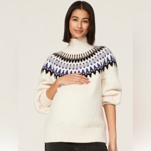 Hatch Noemi fair isle sweater size small